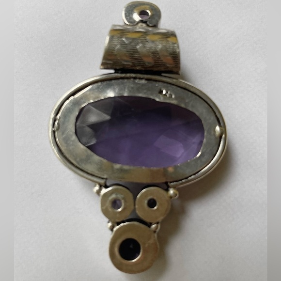 Amethyst Pendant 925 - Picture 3 of 4